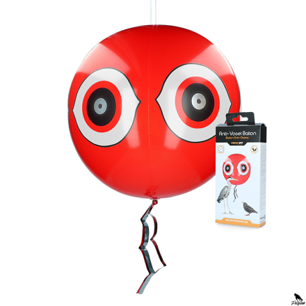 Rdeči balon proti čapljam