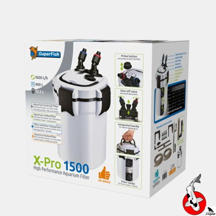SuperFish X-PRO 1500 vonkajší filter