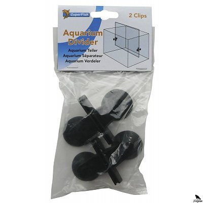 SuperFish AQUA Oddeľovacie prísavky na sklo 2ks