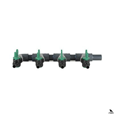 Reduktor razcepni 9 mm, 4-kratni