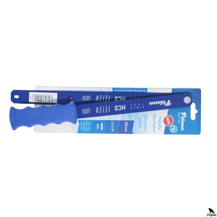 ročna žaga za kovino, 24/14 zob, z rezervnim rezilom, 300 mm