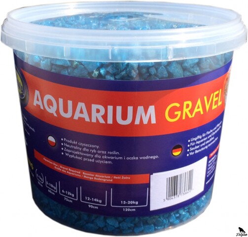 Akvarijski gramoz fluo moder 5 kg