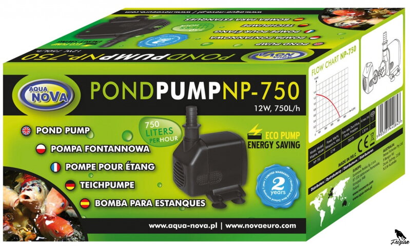 NP pump 750L/H,12W