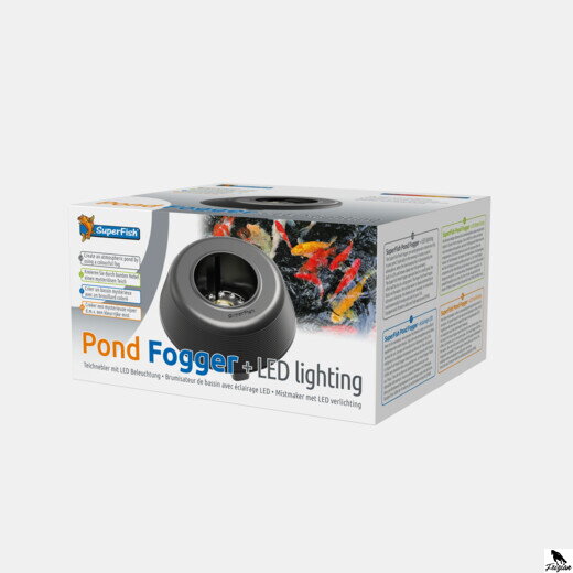 Megla v ribniku SF z osvetlitvijo