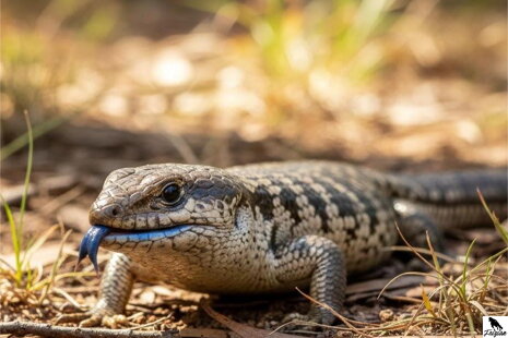 Scink utnutý / modrojazyčný (Tiliqua scincoides)